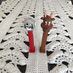 ✨3for$30✨ PEZ Christmas 2012 Collectable Rudolph & Snowman